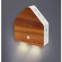 IC HomeDeco Dekoobjekt Naturgeräusche-Box mit Licht, Bewegungsmelder & Einschlaf-Funktion, 9 Melodien wie Vogelgesang, Naturgeräusche, Lagerfeuer, Bachplätschern