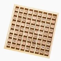 small foot GmbH & Co. KG Lernspielzeug Multiplizier-Tabelle (Packung, 1-St., set), Rechenaufgabe pro Walze mit entsprechender Lösung