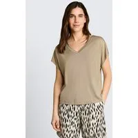 TOM TAILOR T-Shirt T-Shirt T-Shirt mit V-Ausschnitt