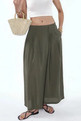 Modal Touch Weite Palazzo-Hose