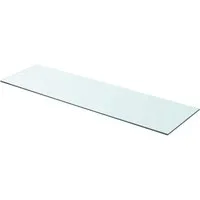vidaXL Regal Regalboden Glas Transparent 90x25 cm, 1-tlg.