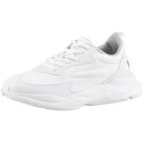 HUGO Leon Runn Sneaker, Halbschuh, Freizeitschuh, Schnürschuh, Logoschriftzug an der Ferse