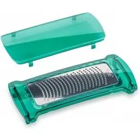 Genius Reibeaufsatz Nicer Dicer Fusion Reib-Einsatz, fein, inkl. Abdeckung, dunkelgrün
