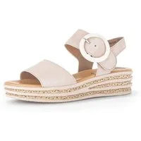 Gabor Keilsandalette, Plateau, Sommerschuh, Sandale mit trendigem Zierschnalle