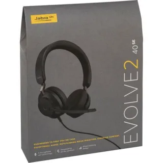 Jabra Evolve2 40 SE MS Stereo Headset schwarz USB-C