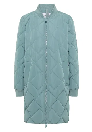 CECIL - Langer Stepp-Blouson ice hill green - Gr. - S