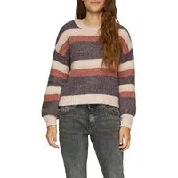 QS Strickpullover mit Intarsien Muster