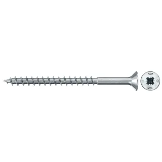 Fischer Spanplattenschraube 3,0x35 PowerFast FPF II CZP BC, Senkkopf, Kreuzschlitz PZ, Teilgewinde - 670047