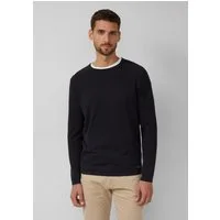 s.Oliver Longpullover Strickpullover Raglanpullover aus reiner Baumwolle