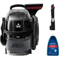 Bissell Wasch-Sauger 3730N, SpotClean Auto Pro Select, leistungsstark, Dual-XLTank, 750 W, beutellos, >15kPa, inkl Fugendüse, reinigt Flecken auf Teppich, Polster, Autositz