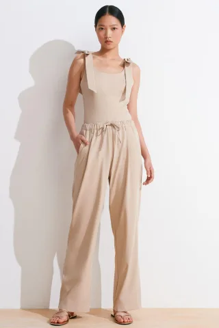 Weite Crepe-Hose