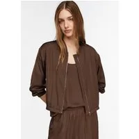 comma Funktionsjacke Indoor-Jacke Blousonjacke aus Satin