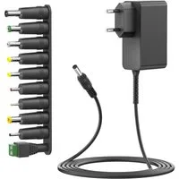 HKY 24V Ladekabel für Heimtrainer Kettler 42860023, AX1 E1 E3 Ergometer Netzteil (Kompatibel mit 24V Fitnessgeräten, Heimtrainer Netzteil)