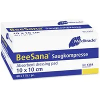 MediTrade Bandage Meditrade BeeSana®- Saugkompresse - unsteril- 25 Stück