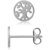 Firetti Paar Ohrstecker Schmuck Geschenk Silber 925 Ohrschmuck Lebensbaum