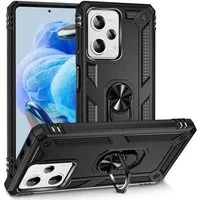 CoolGadget Handyhülle Armor Shield Case für Xiaomi Redmi Note 12 Pro 5G 6,67 Zoll, Outdoor Cover Magnet Ringhalterung Handy Hülle für Redmi Note 12 Pro