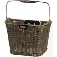 KlickFix Fahrradkorb KLICKfix Fahrradkorb Structura braun 28x34x27 cm