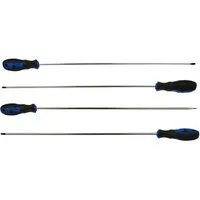 Schraubendreher Schraubendreher-Satz Extra Lang – 4-tlg. 450 mm, PH1/PH2/SL4/SL6