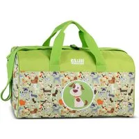 Ebaxx Sporttasche Kinder Sport Reise Tasche Jungen Mädchen Dino Hund Katze Löwe Auto