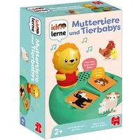 Jumbo Spiele Spiel Ich lerne Muttertiere und Tierbabys, Lernspiel
