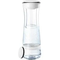 BRITA Wasserfilter Wasserfilter-Karaffe Fill&Serve Mind weiß-grau