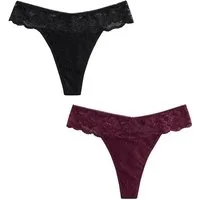 Next String Hygiene-Slip mittelstarke Periode, Tanga 2er-Pack (2-St)