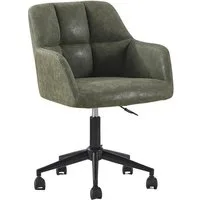WAHSON OFFICE CHAIRS Bürostuhl Samt/Pu-Leder Bürostuhl Schreibtischstuhl Drehstuhl