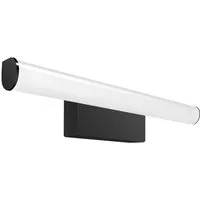 kalb LED Spiegelleuchte Kalb LED Spiegelleuchte 300mm Rund 230V Schwarz Modern Energiesparend, Warmweiß, warmweiß
