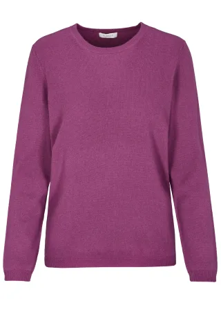 CLARINA - NOS Pullover, Rundhals,1/1-Arm 457 azalee - Gr. - 36