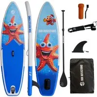 SUP-Board Sun Reflections Kids SUP 8'2 aufblasbar Kinder Board Paddel Set