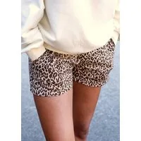 Buffalo Sweatshorts mit seitlichem Rippeinsatz und Logostickerei