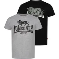 Lonsdale T-Shirt Loscoe (Packung, 2-tlg., 2er-Pack)