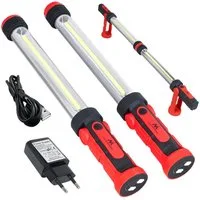 Maclean LED Arbeitsleuchte MCE230, LED fest integriert, 1200 Lumen XXL Werkstattlampen Set