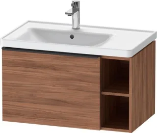 Duravit D-Neo Waschtischunterbau wandhängend Nussbaum Matt 784x452x440 mm - DE42580BD790000 DE42580BD790000