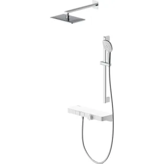 Bravat Vienna Thermostat-Duschsystem 3591532 Kopfbrause und Brausegarnitur, chrom
