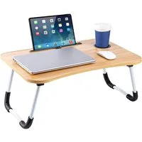 Youyijia Wickeltisch Laptoptisch Betttisch Laptopständer Bett-Schreibtisch Klappbar