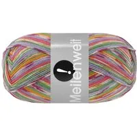 LANA GROSSA MEILENWEIT 100 g AKTION Häkelwolle, 420 m (hochwertige 4-fach Sockenwolle), 100 g