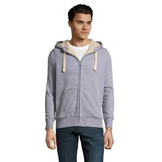 SOLS - Jacke Mit Reißverschluss für Herren/Damen Unisex (Grau meliert)