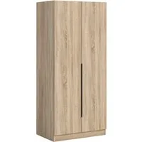 Home affaire Kleiderschrank Skarde Schlafzimmerschrank, Garderobe, Schrank (Otto Bestseller Garderobe Schlafzimmerschrank) Breite: 80 cm, Sonoma Eiche NB, Kleiderstange