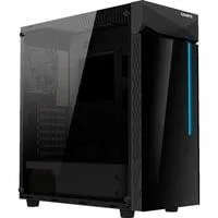 GB-C200G, Tower-Gehäuse schwarz, Tempered Glass