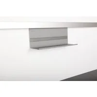 Kesseböhmer Küchenorganizer-Set Linero MosaiQ Küchen-Relingsystem Module Zubehör, Universalablage 140 titangrau