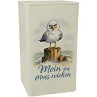 speecheese Aufbewahrungsdose Möwe Moin das Muss reichen Dose 900ml maritim