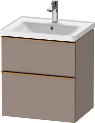 Duravit D-Neo Waschtischunterbau wandhängend Basalt Matt 584x452x625 mm - DE4359004430000 DE4359004430000