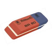 Pelikan Radiergummi Radierer BR80 Kautschuk rot/blau