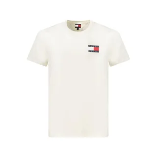 Tommy Hilfiger Weißes Baumwoll-Herren-T-Shirt