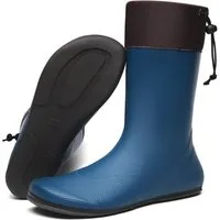 SAGUARO Barfußschuhe (Festival) Barfuß - Gummistiefel (3mm Sohlenstärke, Nullabsatz, bequem, leicht, leicht-gefüttert, rutschfest) Winter-Stiefel wasserdicht Regenschuhe Regen-Stiefel Schuhkragen vegan