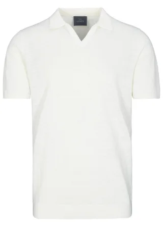 COMMANDER Finest Clothing - Polo-Pullover, 1/2 Arm snow white - Gr. - XL