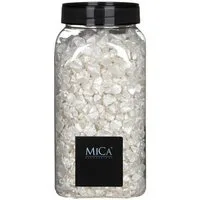 Mica Decorations Dekosteine Mica Glasstein creme 4-10 mm 650 ml 1 kg