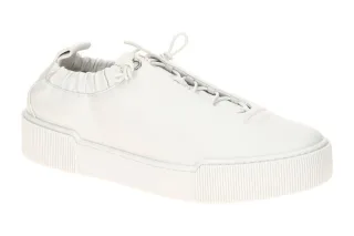 H?gl 3610 0200 PURE Damenschuhe Slipper Wei? Echtleder Gummisohle