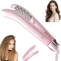 FELIXLEO Volumenpuder Kreppeisen Haare PTC Heizung 3 Temp Rosa, 1-tlg.